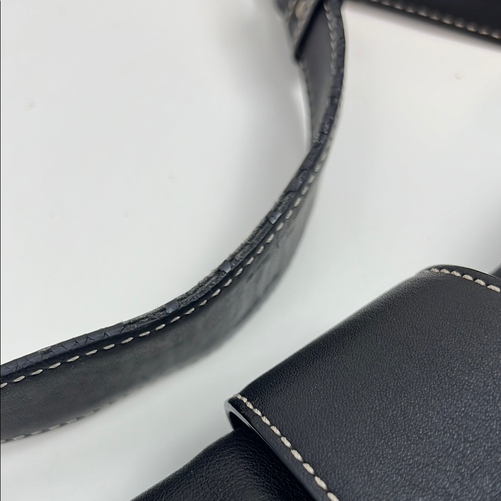 Coach Y2K Soho Buttery Soft Double Pocket Buckle Hobo Shoulder Bag Black 3653 - Picture 12 of 15
